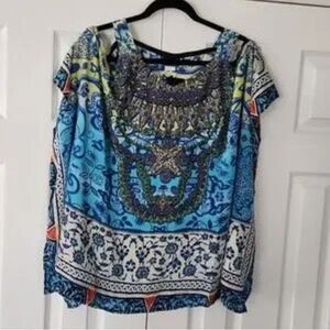 #412 NWT Women's Boho Blouse